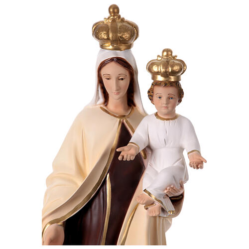 Nuestra Señora del Monte Carmelo en resina 60cm 2