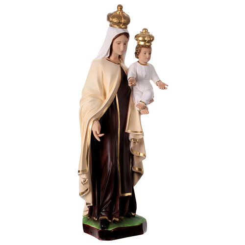 Nuestra Señora del Monte Carmelo en resina 60cm 5