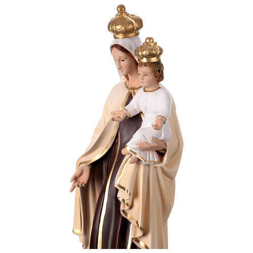 Nuestra Señora del Monte Carmelo en resina 60cm 6