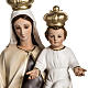 Madonna del Carmelo 60 cm resina s2