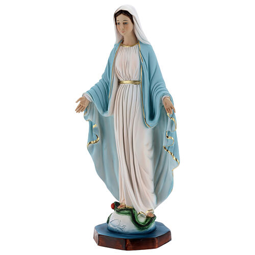Our Lady of Miracles statue in resin, 40 cm 3