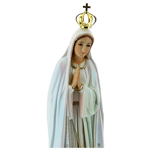 Virgen de Fátima con palomas en resina 2