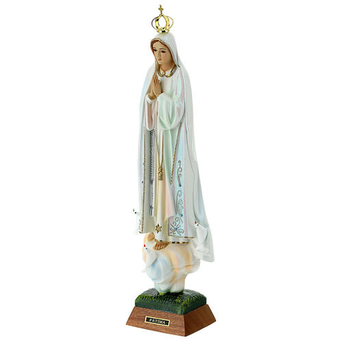 Virgen de Fátima con palomas en resina 3