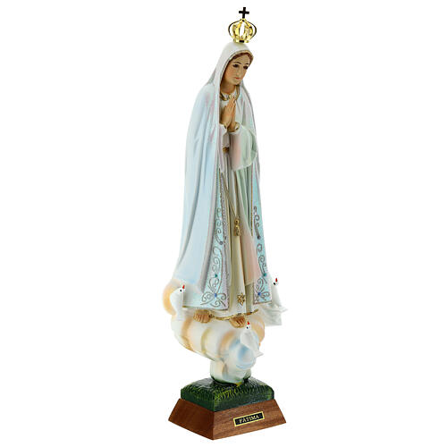 Virgen de Fátima con palomas en resina 4