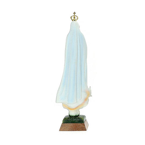Virgen de Fátima con palomas en resina 6