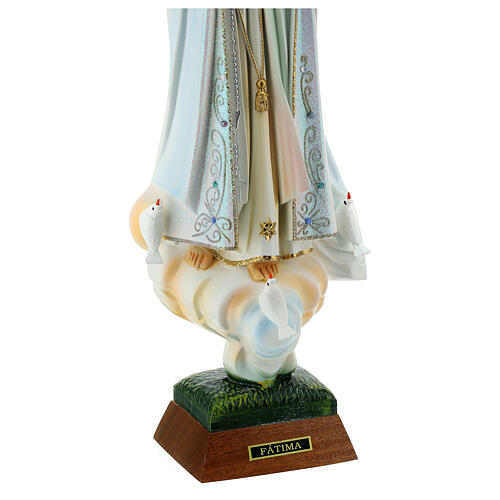 Madonna di Fatima con colombe resina varie misure 5