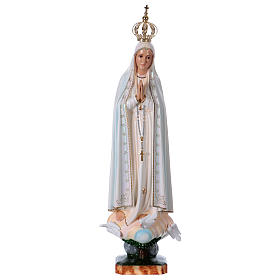 Imagens em Resina e PVC: Nossa Senhora de Fátima com pombas resina tamanhos diferentes