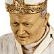 Jean Paul II veste blanche 50 cm résine Fontanini s4