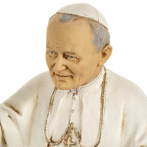 Juan Pablo II 50 cm. resina Fontanini 4