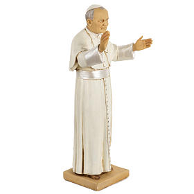 Statue Jean Paul II 50 cm résine Fontanini
