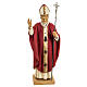 Jean Paul II veste rouge 50 cm résine Fontanini s1