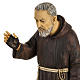 Imagem Padre Pio de Pietrelcina 50 cm resina Fontanini s2