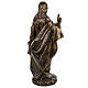 Sagrado Corazón de Jesús 50 cm. resina Fontanini bronceado s5