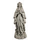 Nossa Senhora de Lourdes 50 cm resina Fontanini acabamento pedra s1