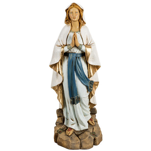 Statue Gottesmutter von Lourdes Harz 50cm, Fontanini 1