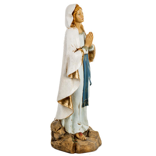 Statue Notre Dame de Lourdes 50 cm résine Fontanini 4