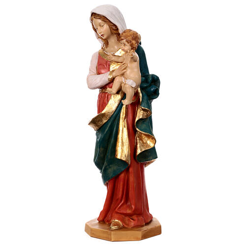 Statua Madonna con bambino 50 cm resina Fontanini 3