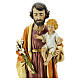 San Giuseppe con bambino 50 cm resina Fontanini s4