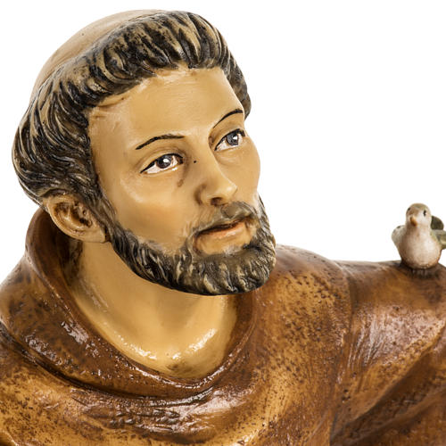 Heilig Franziskus aus Assisi 50 cm Harz Fontanini 3