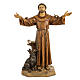 Heilig Franziskus aus Assisi 50 cm Harz Fontanini s1