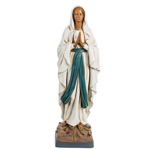 Statue Virgin of Lourdes in Resin 40cm, Fontanini 1