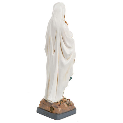 Statue Virgin of Lourdes in Resin 40cm, Fontanini 5