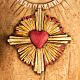 Sagrado Corazón de Jesús 100 cm. resina Fontanini s2