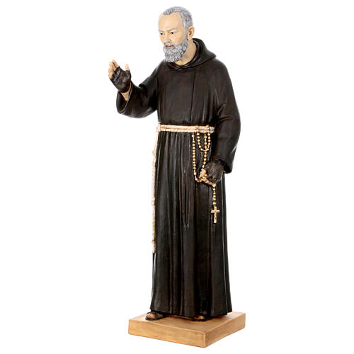 Figura Padre Pio 100 cm. resina Fontanini 3