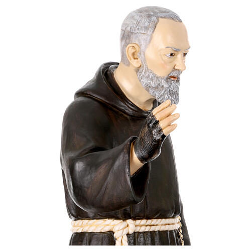 Figura Padre Pio 100 cm. resina Fontanini 8