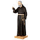 Figura Padre Pio 100 cm. resina Fontanini s3