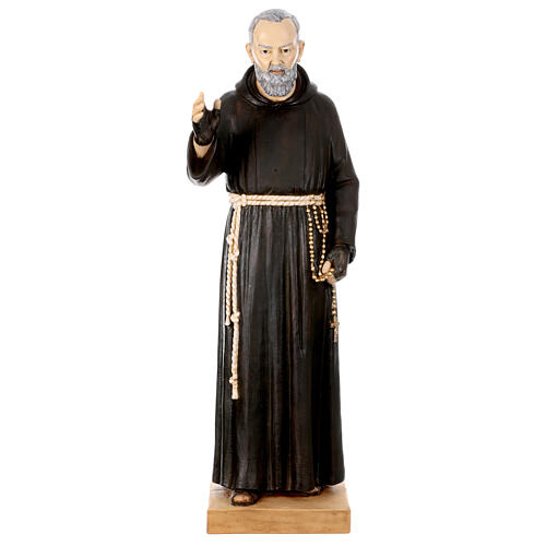 Imagem Padre Pio de Pietrelcina 100 cm resina Fontanini 1