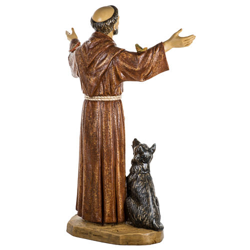 Statue Franz von Assisi aus Harz 100cm, Fontanini 6