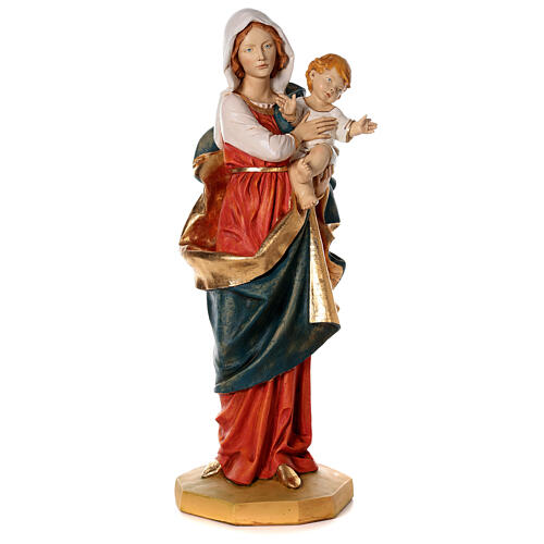 Statue Gottesmutter mit Christkind aus Harz 100cm, Fontanini 1