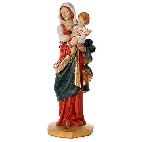 Statue Gottesmutter mit Christkind aus Harz 100cm, Fontanini 3