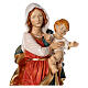 Statue Gottesmutter mit Christkind aus Harz 100cm, Fontanini s2