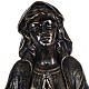 Statue Unsere Liebe Frau in Lourdes aus Harz mit Bronzebeschichtung Fontanini s2