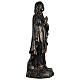 Statue Unsere Liebe Frau in Lourdes aus Harz mit Bronzebeschichtung Fontanini s3