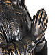 Vierge de Lourdes 100 cm résine bronzée Fontanini s4