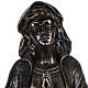 Madonna di Lourdes 100 cm resina finitura bronzo Fontanini s2