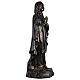 Madonna di Lourdes 100 cm resina finitura bronzo Fontanini s3