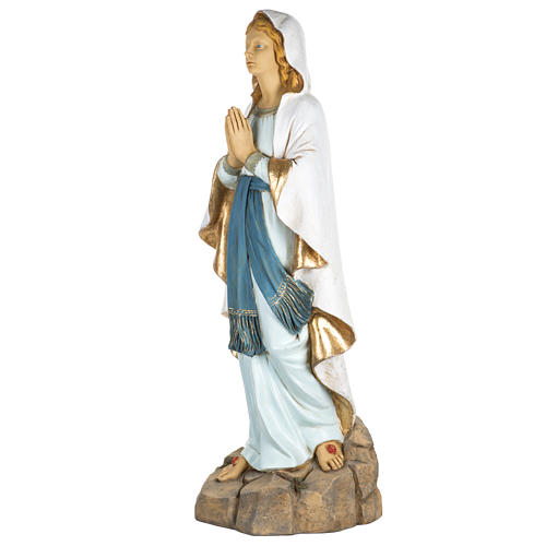 Vierge de Lourdes 100 cm résine Fontanini 4
