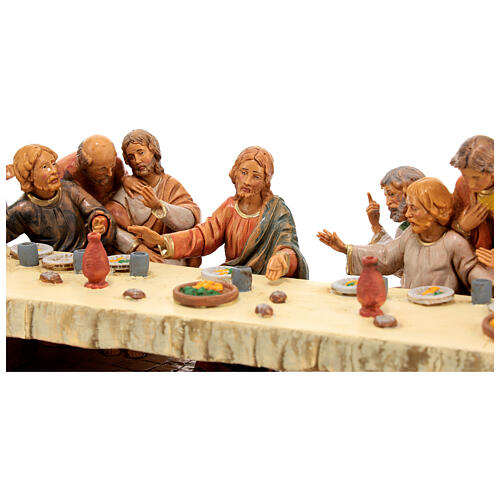 Ultima Cena base legno 12 cm Fontanini 3