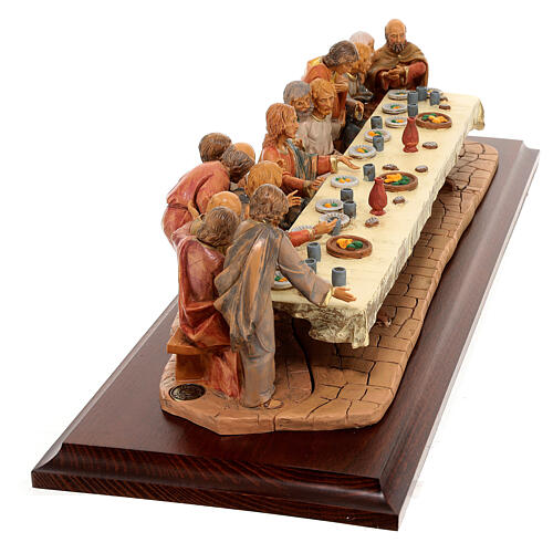 Ultima Cena base legno 12 cm Fontanini 13