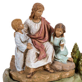Jesús con los niños 12 cm. Fontanini