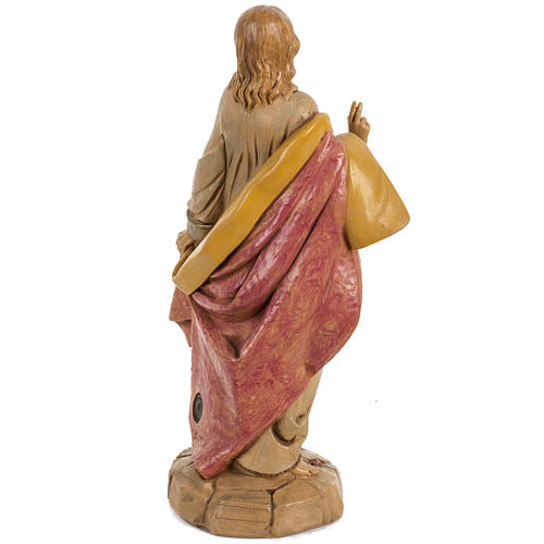 Statue Heiligstes Herz Jesu 30cm Holz Finish, Fontanini 4