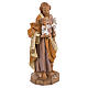 Statue Heiliger Josef 30cm Holz Finish, Fontanini s3