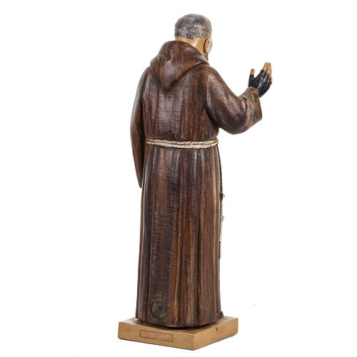 Statue Pater Pio von Pietralcina 30cm von Fontanini Holz imitierend 4