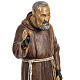 Statue Pater Pio von Pietralcina 30cm von Fontanini Holz imitierend s3