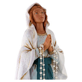 Nossa Senhora de Lourdes 30 cm Fontanini efeito madeira