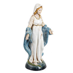Statue Unefleckte Jungfrau Maria 30cm Porzellan Finish, Fontanin